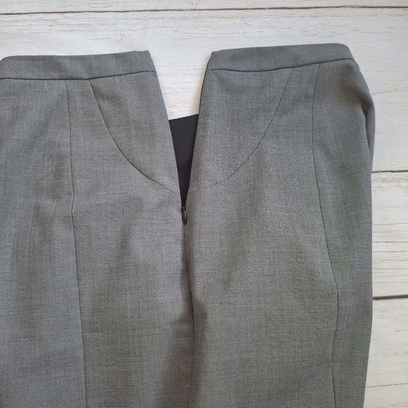 RW&CO Grey Pencil Skirt Size 6 Classic Office Wear - Picture 3 of 12